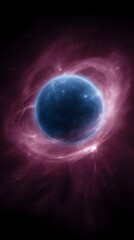 Poster - Pulsating planetary hologram with magnetic field waves