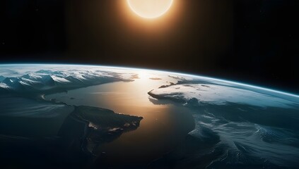 Wall Mural - earth in space