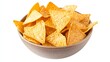 © LIPO@SEXTAO22 - Golden Tortilla Chips Pile in Bowl, Snack , Corn chips