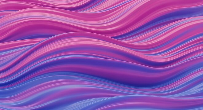 Abstract Wavy Texture with Pink and Blue Flowing Design