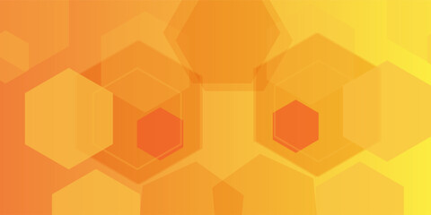 Aufkleber - Orange abstract geometric background. Dynamic shapes composition.