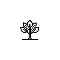 Aufkleber - Tree seedling icon representing growth nature