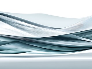 Poster - Elegant Abstract Lines Background with Subtle Gradient and Depth Effects