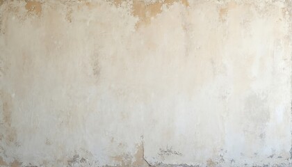 Aufkleber - Aged white wall, weathered cream oil paint texture. Natural background shows vintage retro surface. Old paint with peeling. Grunge material, abstract background. Wall pattern, peeling effect creates