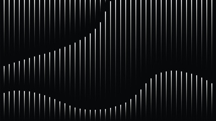 abstract diagonal wave lines design background black and white Modernist texture business industrial pattern illusion EPS 10
