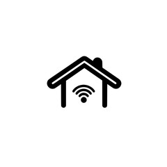 Poster - Icon of smart house 