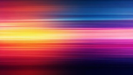 Fototapete - Vivid Colorful Light Motion Blurred Background in Abstract Style