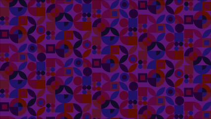 Aufkleber - Abstract colorful seamless geometric pattern polygon mosaic vector background illustration. Modern geometric abstract seamless pattern vector background. Ornagte low poly background design.