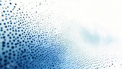Fototapete - Abstract Blue Dot Pattern Background for Digital Design Projects