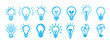 © MdSamsul - Lightbulb Icon Set, icons of bulbs, set of bulbs, bulbs, light bulb, bulbs icons, Bulb lamp icon, Electric lamp, light, innovation.  Electric lamp, electricity. Victor illustration eps 10