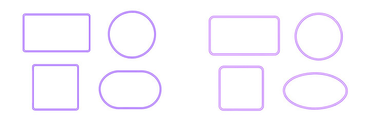 Poster - Vector flat illustration of geometric shapes in various forms and arrangements suitable for design projects