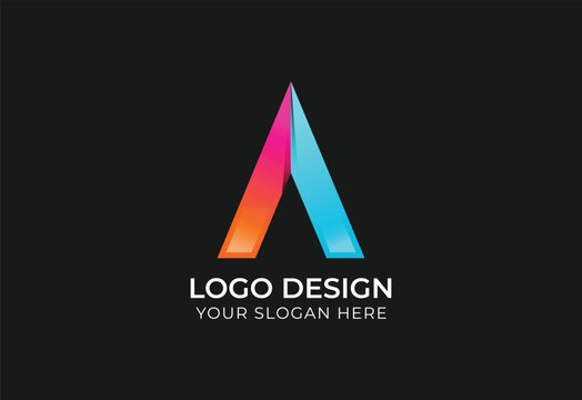 Abstract Modern Minimalist logo design, Vector illustration