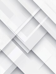 Poster - Abstract white background with texture pattern, layered geometric triangle shapes, white and grey glossy squares, abstract tech banner design. Graphic design element stripes concept for web, flyer