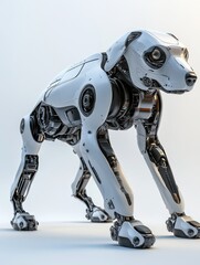 Poster - Robotic dog ai pet future technology animal companion robot canine artificial intelligence innovation design