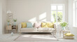 © Abdullah - 'Scandinavian Serenity – Light Beige Sofa & Pastel Accents in a Bright, Natural Living Room'