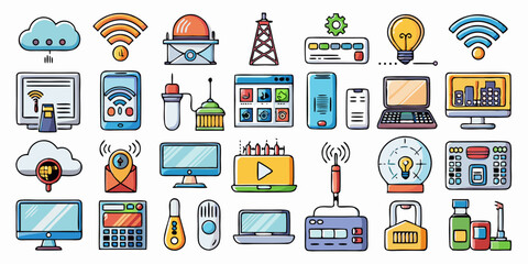 Wall Mural - travel and tourism vector icon set for web, mobile, and business design