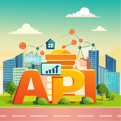 API, application programming interface to connect between software or application, coding to exchange information for website or software development, programmer connect socket between coding progra