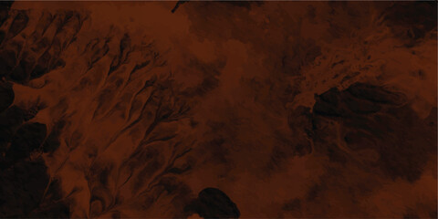 Aufkleber - Earthy tones rendered artistic texture in brown and black resembling a topographical mountainous landscape or a fiery volcanic design element