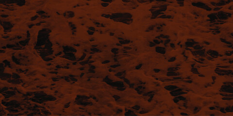 Aufkleber - The surface of a material showing rough texture with porous formations in a reddish brown color creating a natural style image