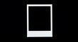 © Image Haven - White Instant Photo Frame on Black Background - Retro Style