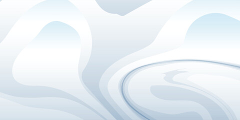 Poster - modern abstract white art wave background. eps 10