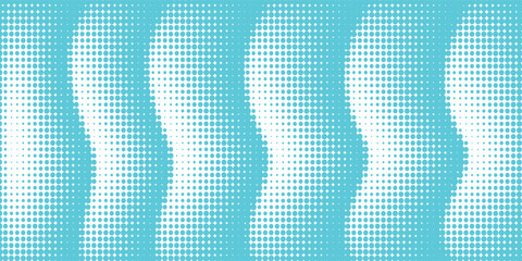 Poster - abstract mesh background with halftones design for banner and cover