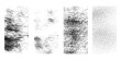 © BLACK MAN - Grunge set background texture with halftone dots, glitched shapes, textures and lines .Screen print vector  with glitch distorted grunge textures