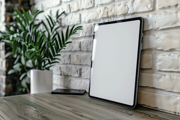 blank billboard on the wall
