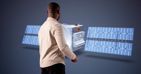 Poster - Young Engineer Using 3D CAD Software