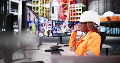 Poster - Female Manufacturing Engineer Hosts Virtual Meeting