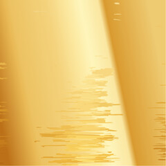 Poster - Abstract golden background with highlights and textured effect in a simple design
