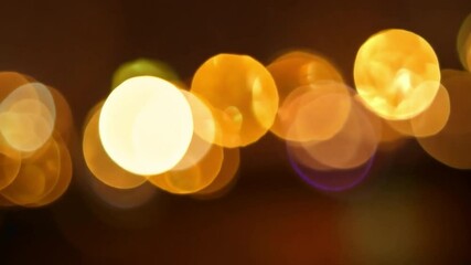 Poster - soft glowing light bokeh background with abstract colorful shapes for creative projects and design u