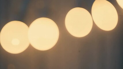 Poster - abstract blurred background with soft circular lights creating a dreamy and ethereal atmosphere in b