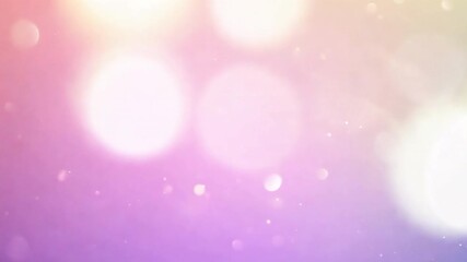 Poster - abstract colorful background with soft bokeh lights in shades of pink, purple, and white for design 
