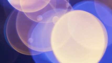 Poster - Soft Colorful Bokeh Background with Abstract Circles and Light Effects for Design and Art Projects 4k video footage
