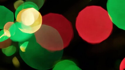 Poster - abstract colorful bokeh lights creating a festive and joyful atmosphere for celebrations and special