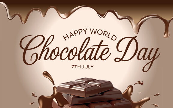 World Chocolate Day Vector Illustration