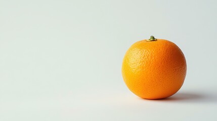 Aufkleber - Orange sitting on white background in studio setting