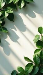 Poster - Indoor plant with numerous leaves showing natural growth by window
