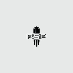 Poster - Creative and Modern RSP Logo Design for Brand Identity Presentation