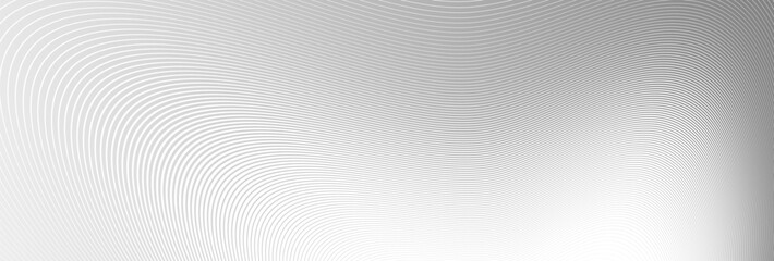 Poster - Linear abstract background, vector design 3D lines in perspective, curve and wave lines in motion, smooth and soft backdrop.