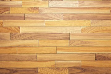 Poster - Wooden plank background with natural patterns and warm tones.