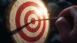 © Abdul - Arrow Striking Bullseye: Achieving Success in Archery