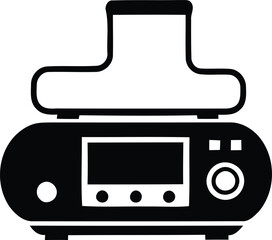 Poster - Portable Music Player Icon - AI Generative
