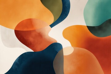 Poster - Colorful geometric patterns for contemporary home decor ideas and modern living spaces