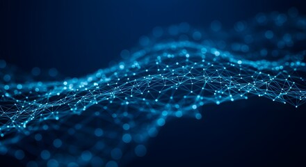 Abstract Network Connection Structure Background