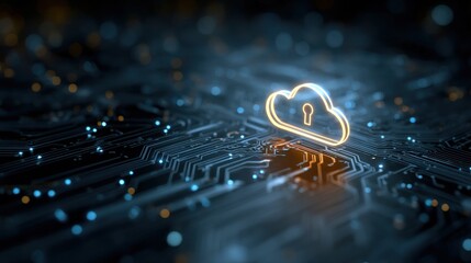 Poster - Secure cloud storage on circuit board