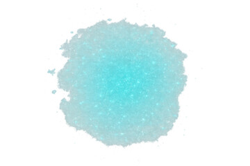 Poster - Sparkling light blue glitter effect floating on transparent surface, highlighting sophisticated design with delicate luminous shimmer