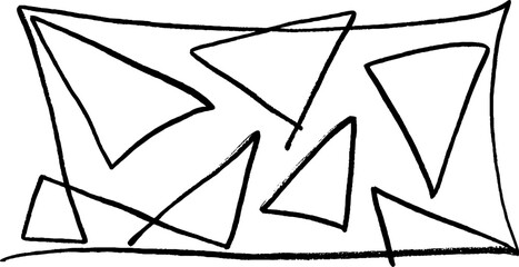 Poster - Abstract geometric banner with intersecting line art for modern design concepts