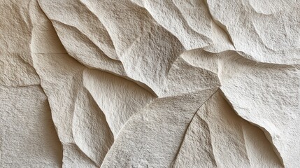 Poster - Stone wall revealing geometric pattern, displaying textural details and architectural complexity, serving as minimalist background with intriguing visual elements